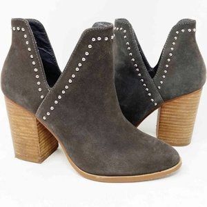 NWOT Steve Madden Grey Studded Ankle Boots